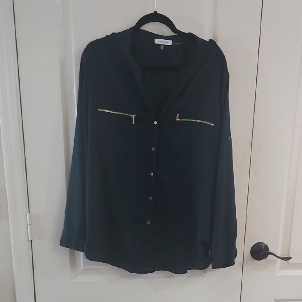 Dark Green Calvin Klein XL